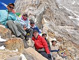 Rolwaling 07 16 Chandraman, Dumbar, Pasang, Jerome Ryan, Palden, Gyan Tamang On Tashi Lapcha Pass My crew on the Tashi (Tesi) Lapcha pass: cook Chandraman (his second time with me), porters Dumbar and Pasang, Jerome Ryan, Climbing Sherpa Palden, and guide Gyan Tamang.